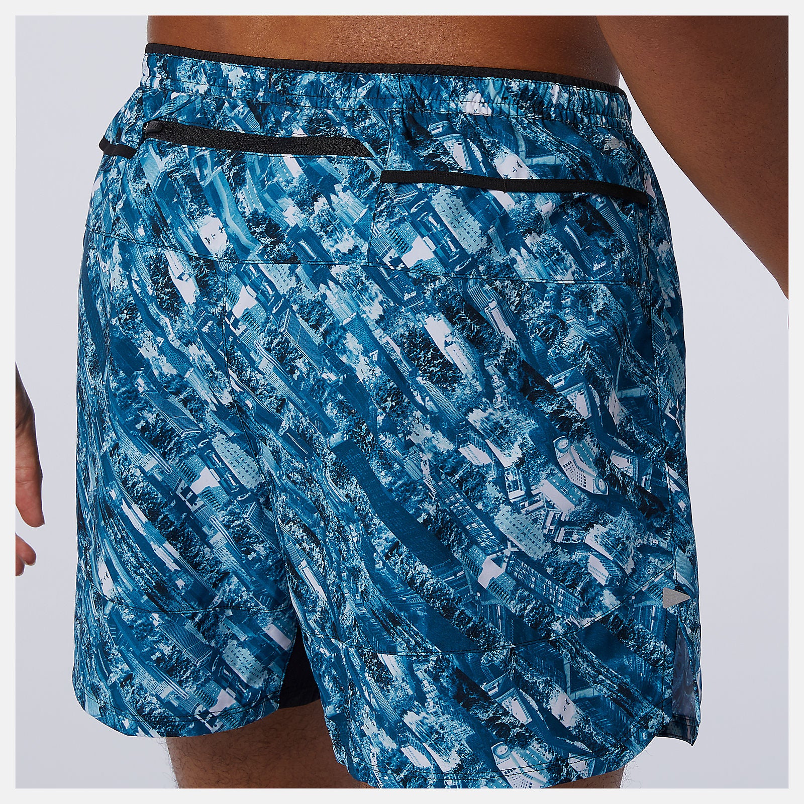 Rogue Wave NYC Marathon Printed Impact Run 5 Inch Short / New Balance Men