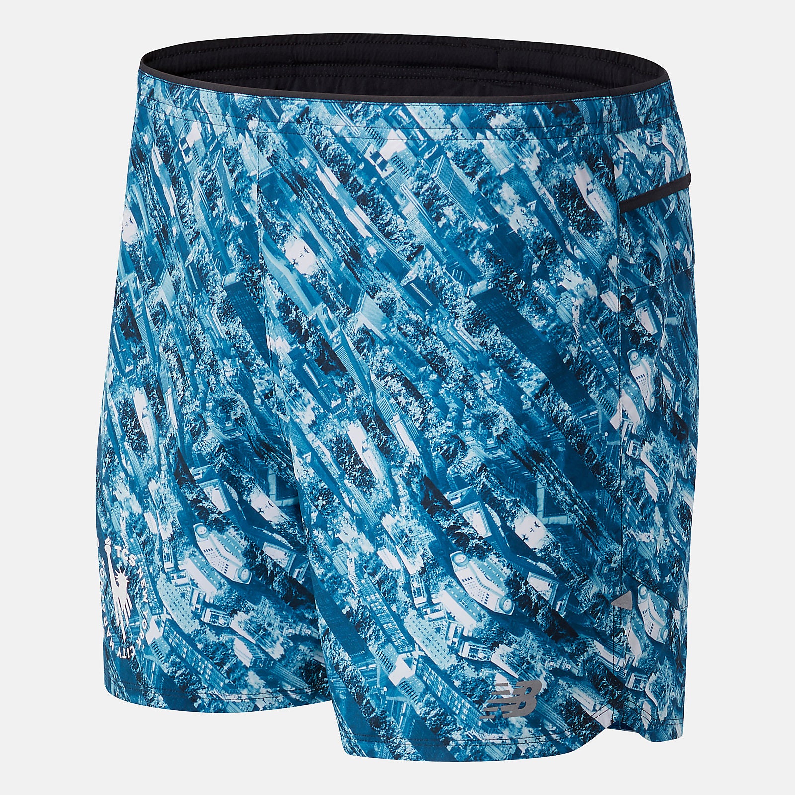 Rogue Wave NYC Marathon Printed Impact Run 5 Inch Short / New Balance Men
