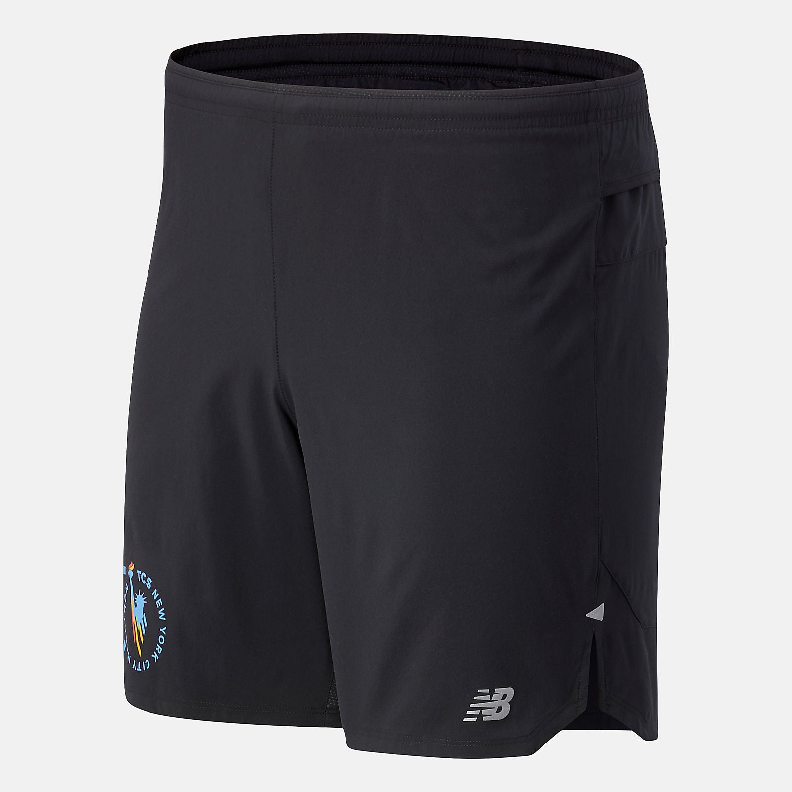 Black NYC Marathon Impact Run 7 inch Short / New Balance Men