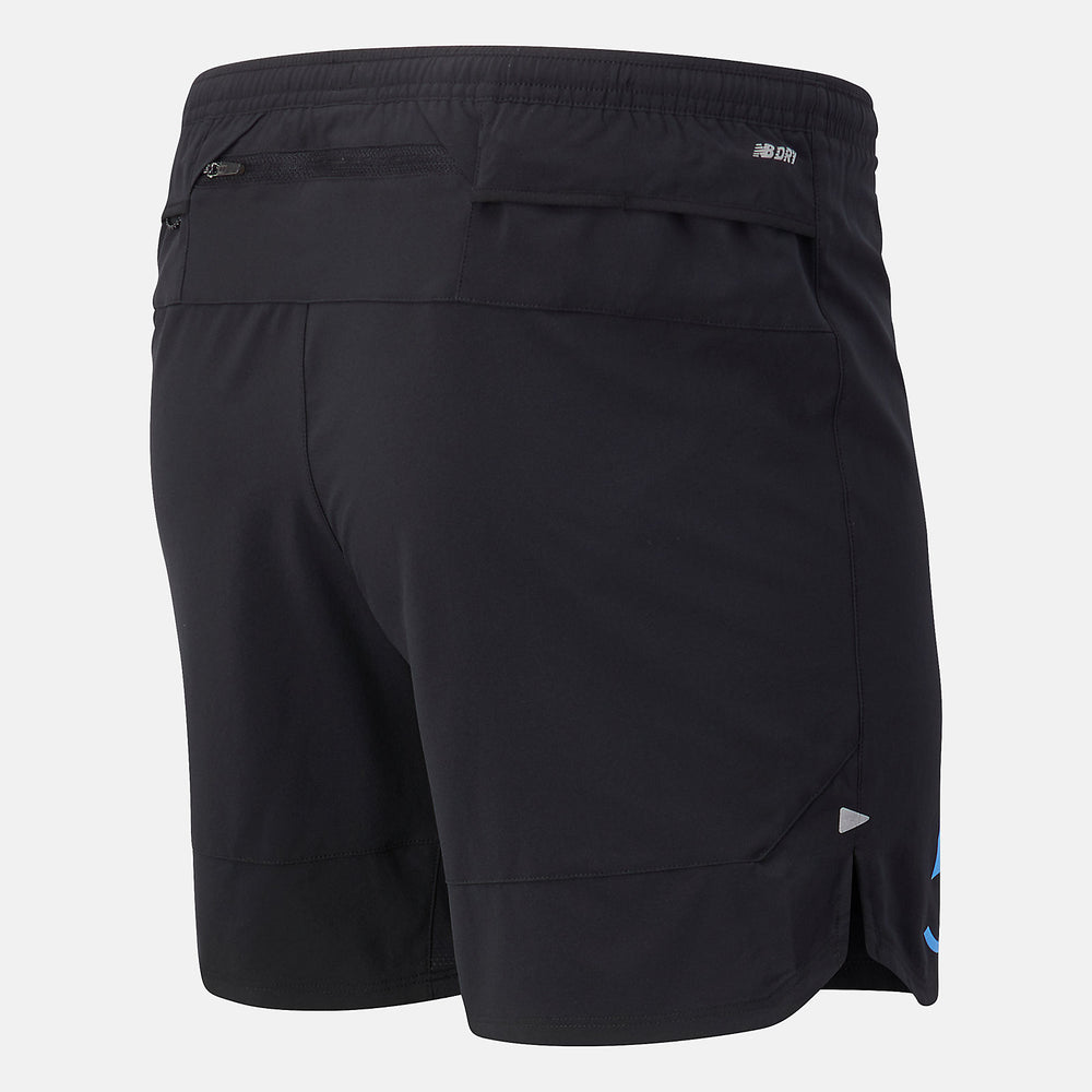 Black NYC Marathon Impact Run 7 inch Short / New Balance Men