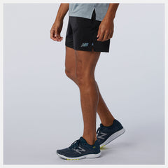 Black Q Speed Fuel 7 Inch Short / New Balance Men
