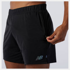 Black Q Speed Fuel 7 Inch Short / New Balance Men