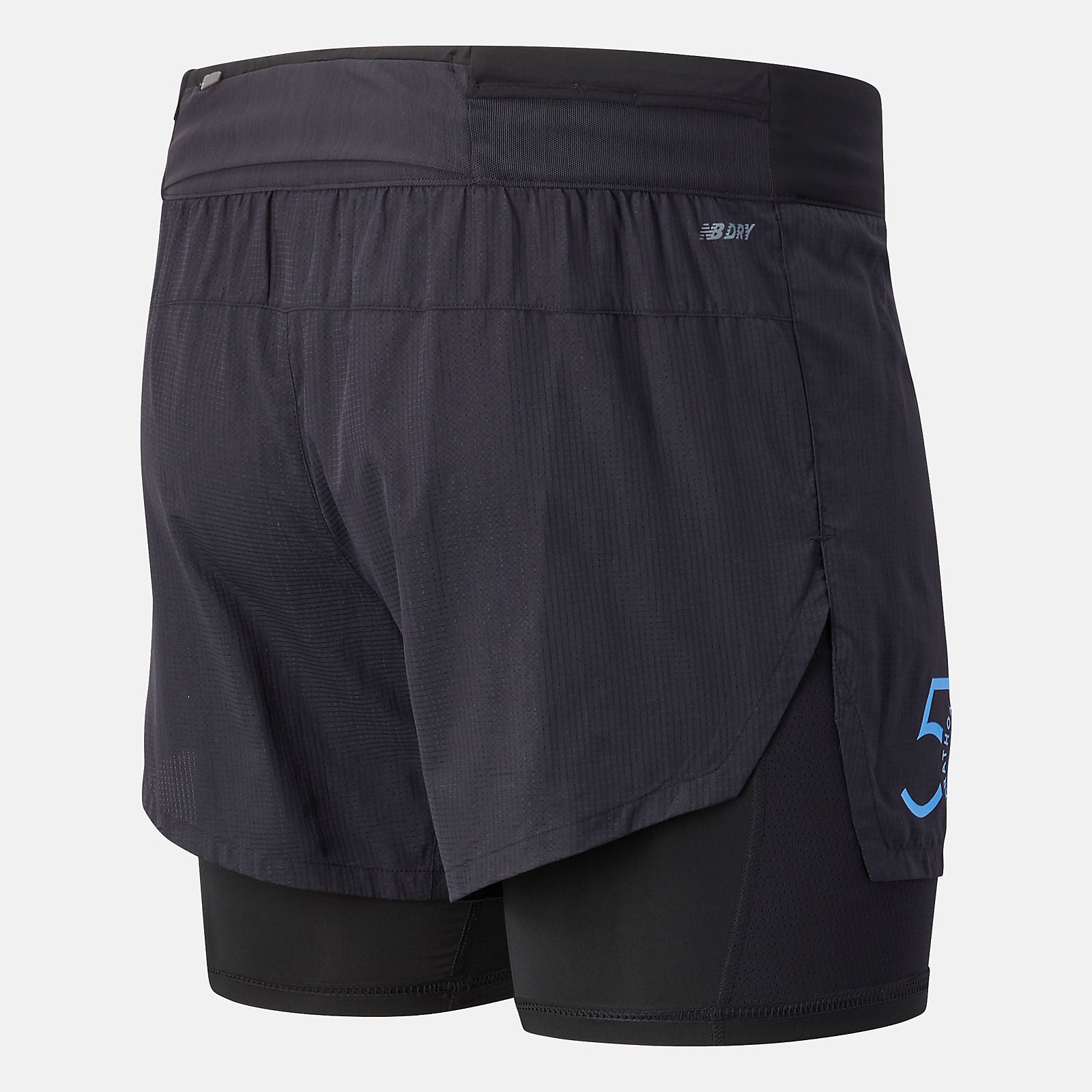 Black NYC Marathon Q Speed 5 inch 2 In 1 Short / New Balance Men