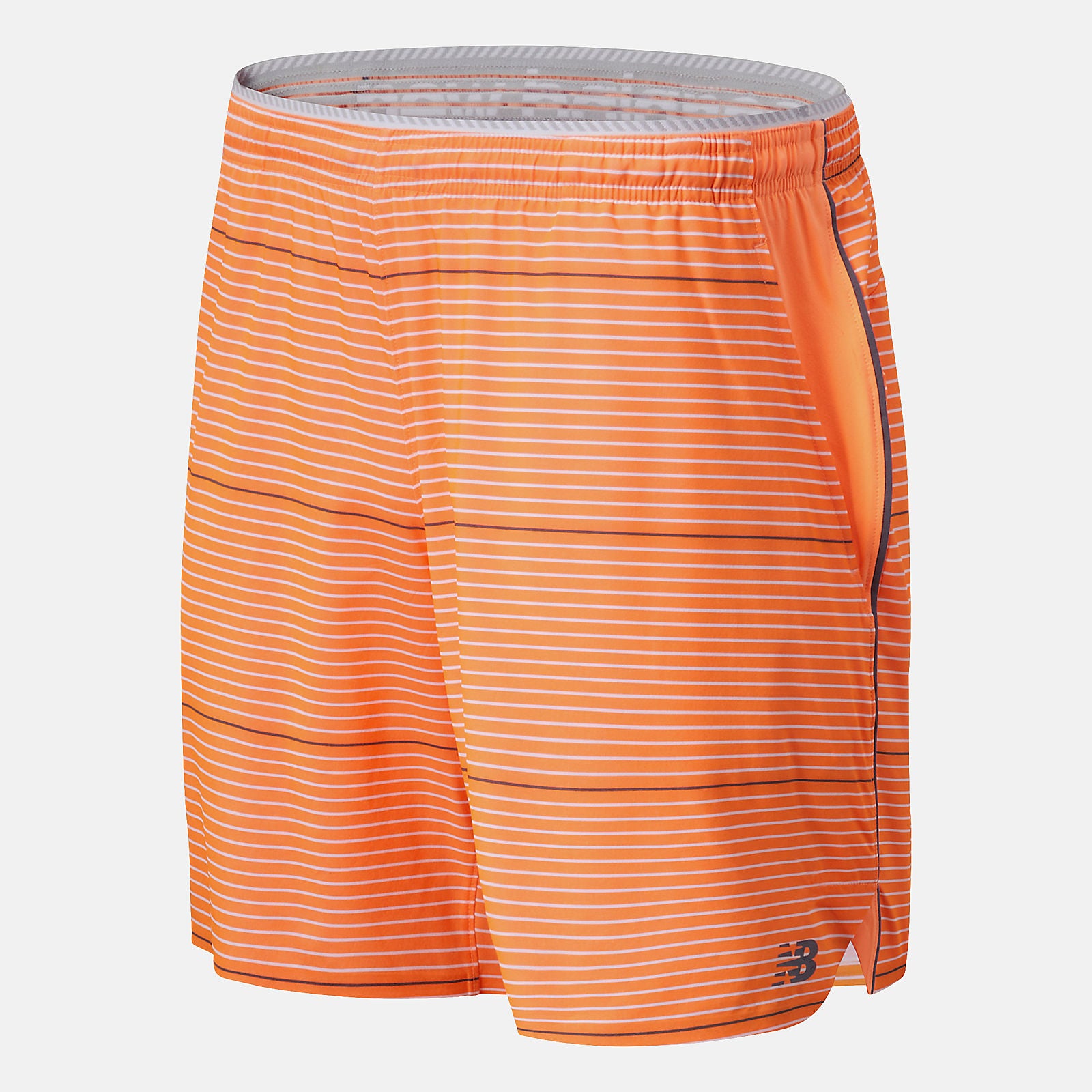 Orange Printed Tournament Short / New Balance Men