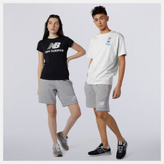 Athletic Grey NB Essentials Stacked Logo Short / New Balance Women|Men