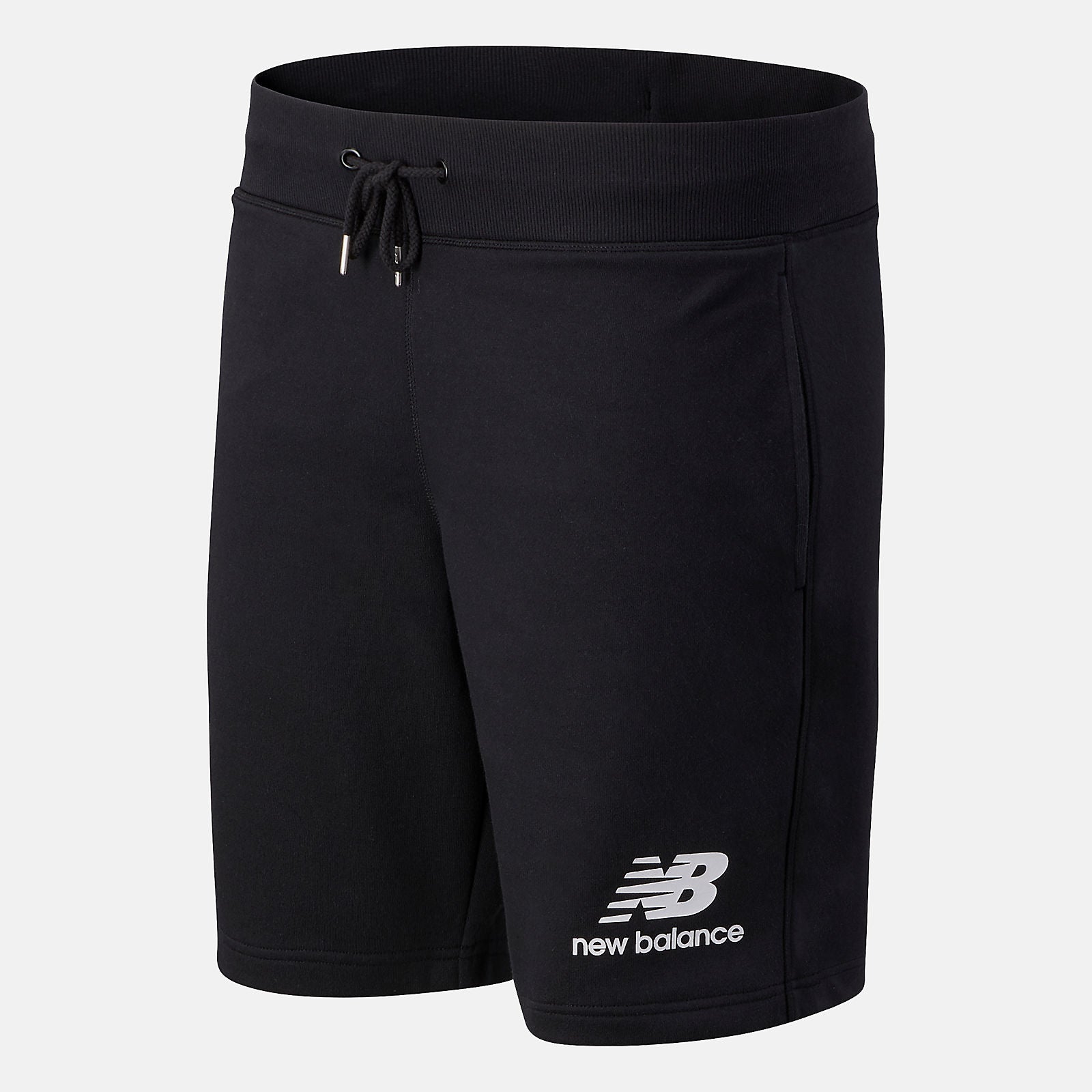 Black NB Essentials Stacked Logo Short / New Balance Women|Men