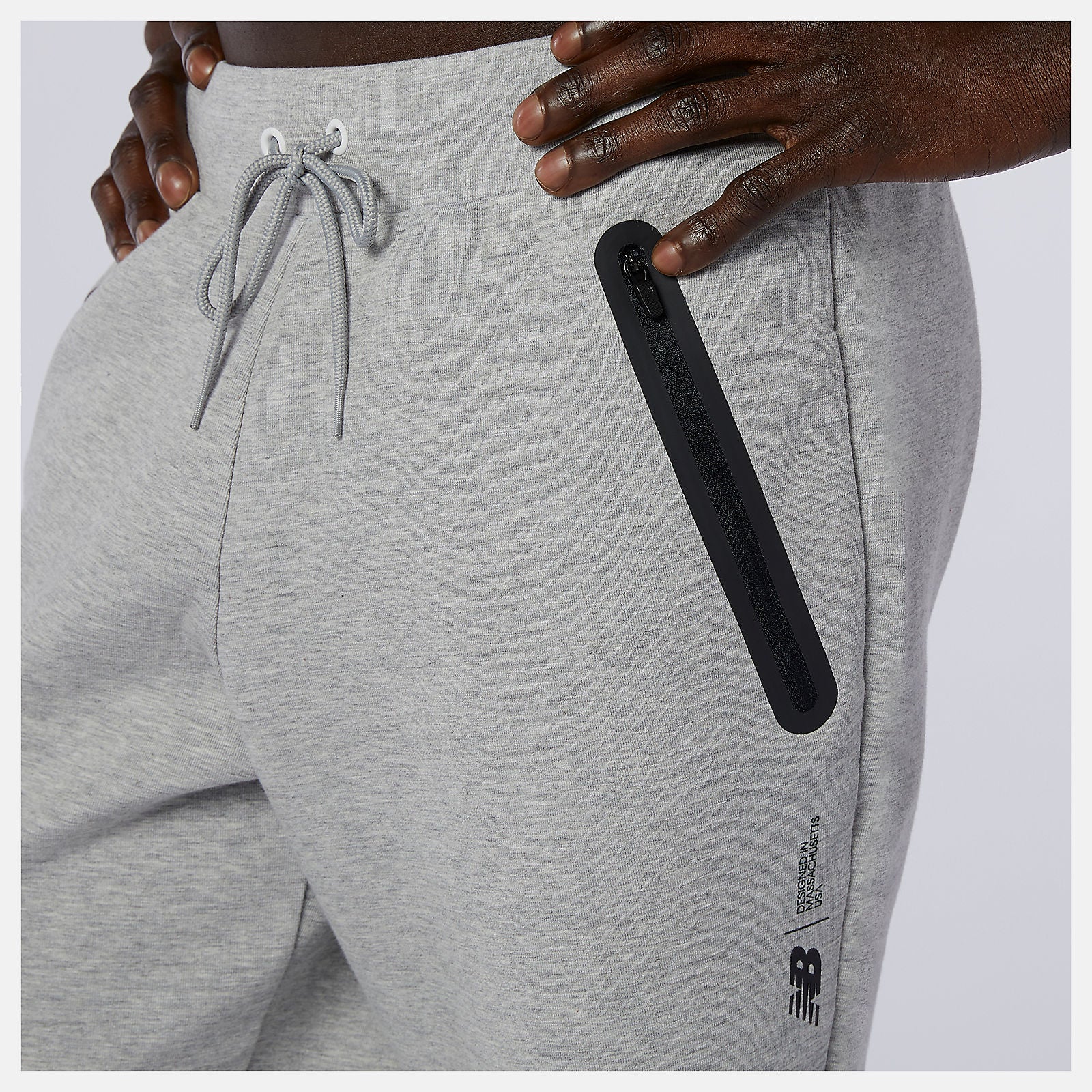 Athletic Grey Fortitech Fleece Short / New Balance Men