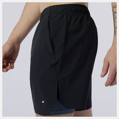 Black/Grey Fortitech 7 inch 2 In 1 Short / New Balance Men