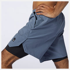 Ocean Grey Fortitech 7 inch 2 In 1 Short / New Balance Men