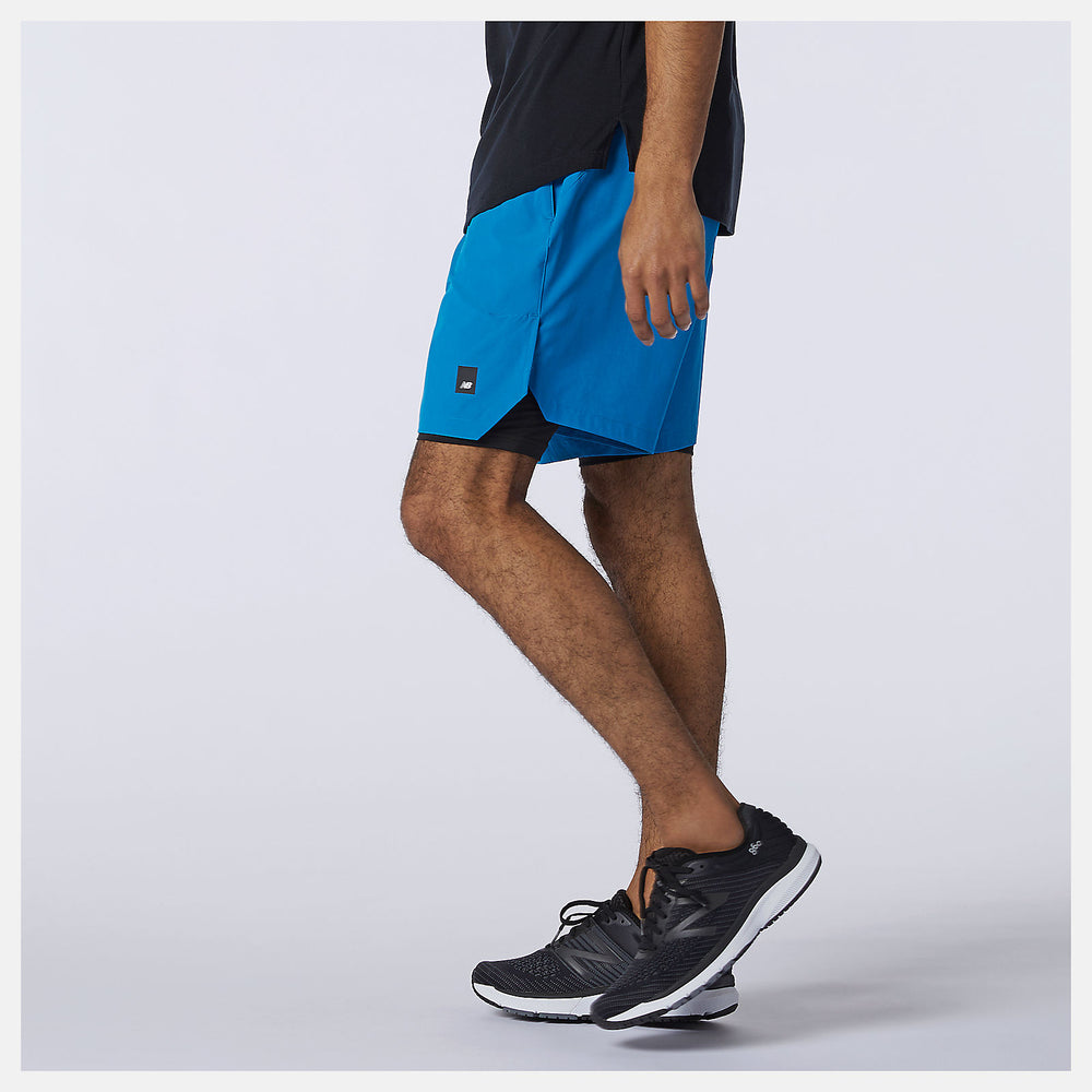 Wave Blue Fortitech 7 inch 2 In 1 Short / New Balance Men