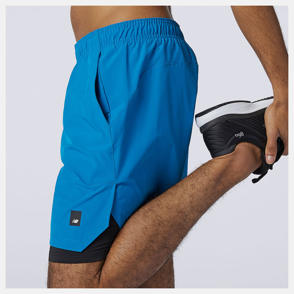 Wave Blue Fortitech 7 inch 2 In 1 Short / New Balance Men