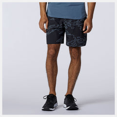 Black Fortitech Graphic 7 inch Woven Short / New Balance Men