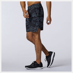 Black Fortitech Graphic 7 inch Woven Short / New Balance Men