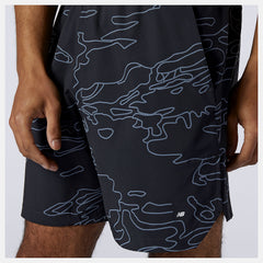Black Fortitech Graphic 7 inch Woven Short / New Balance Men