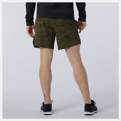 Oak Leaf Green Fortitech Graphic 7 inch Woven Short / New Balance Men