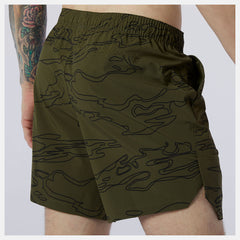 Oak Leaf Green Fortitech Graphic 7 inch Woven Short / New Balance Men