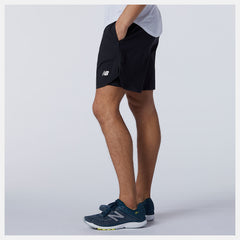 Black Fast Flight 2 in 1 7 Inch Short / New Balance Men