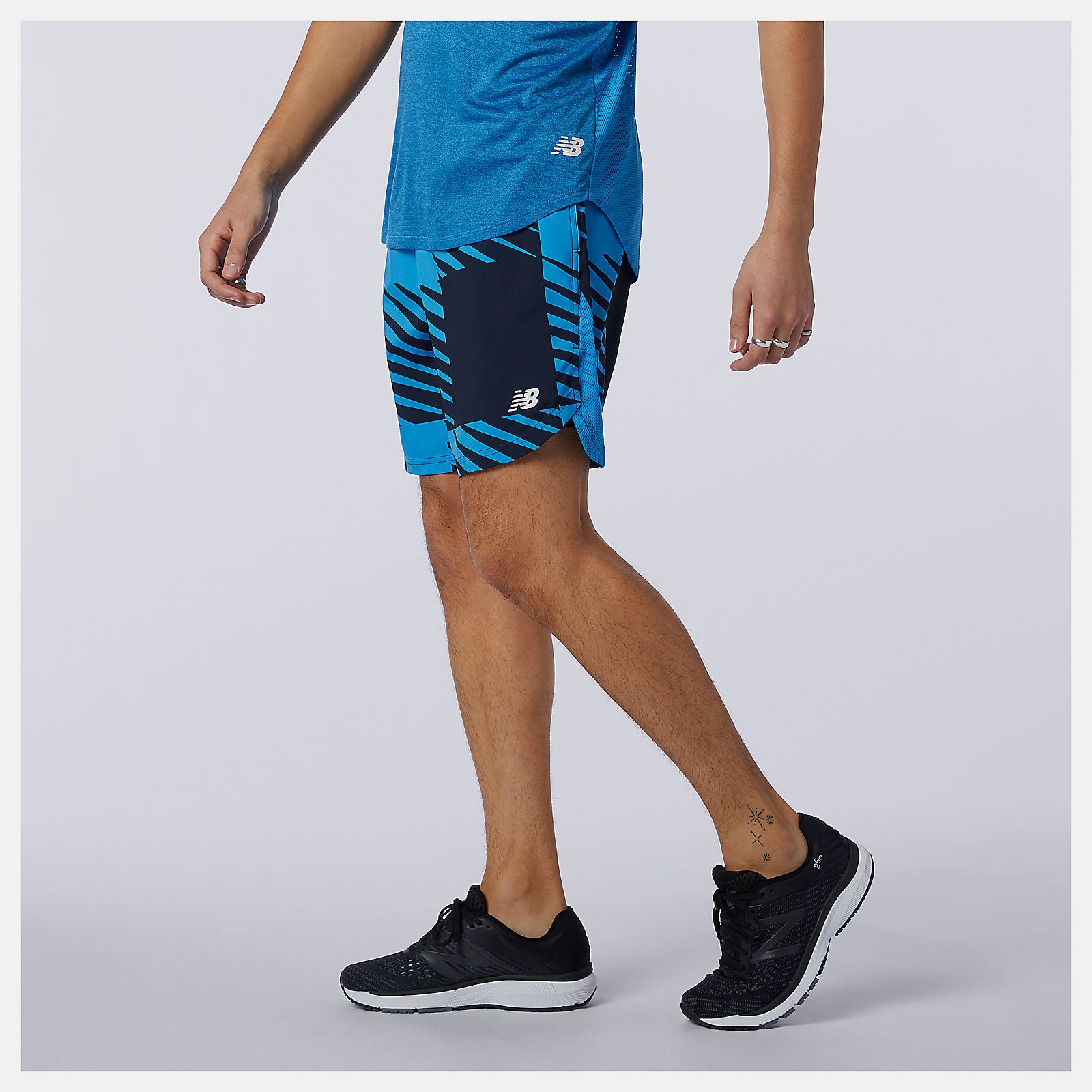 Helium Printed Fast Flight 2 in 1 7 inch Short / New Balance Men