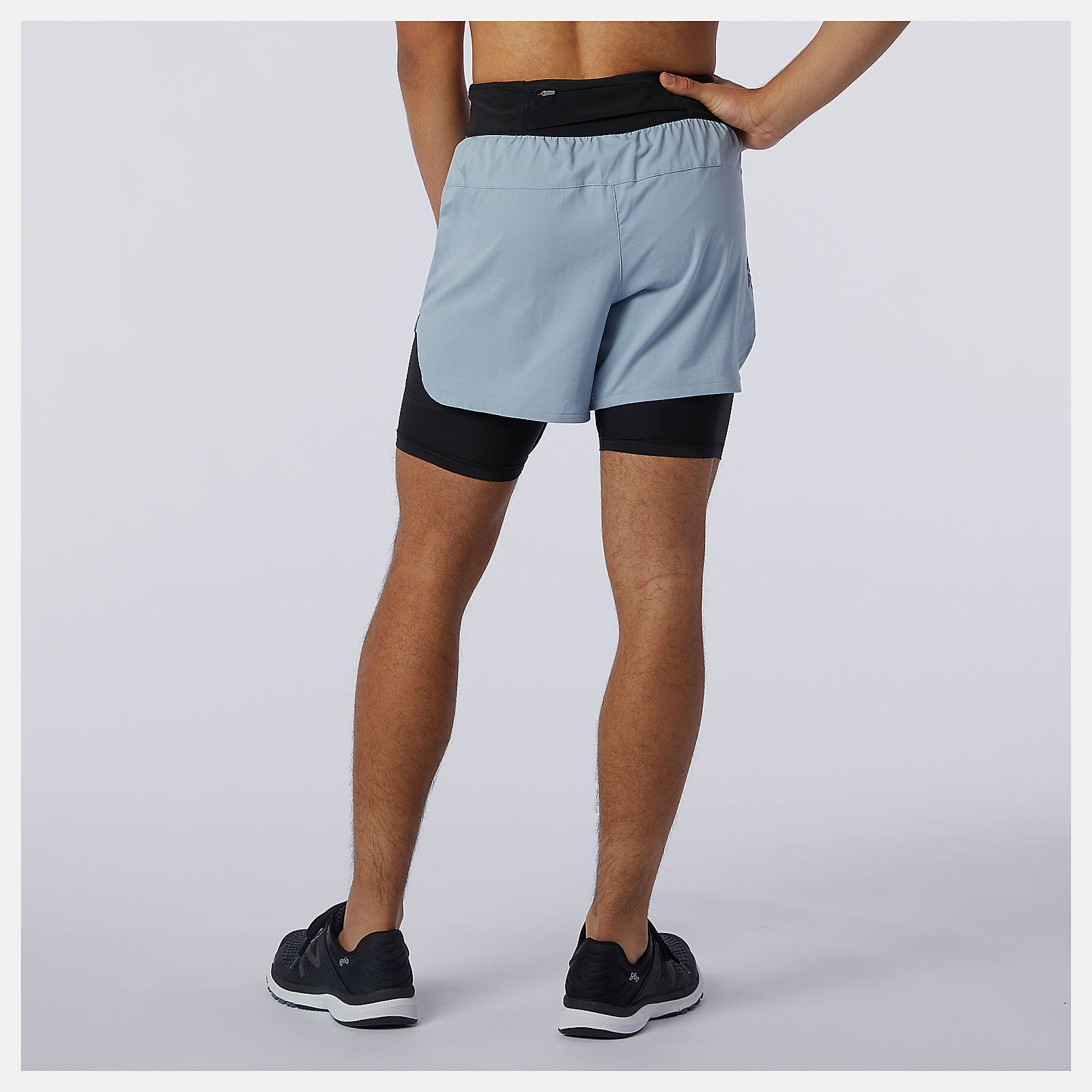 Light Slate Q Speed Fuel 2 in 1 5 Inch Short / New Balance Men