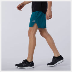 Mountain Teal Q Speed Fuel 7 Inch Short / New Balance Men