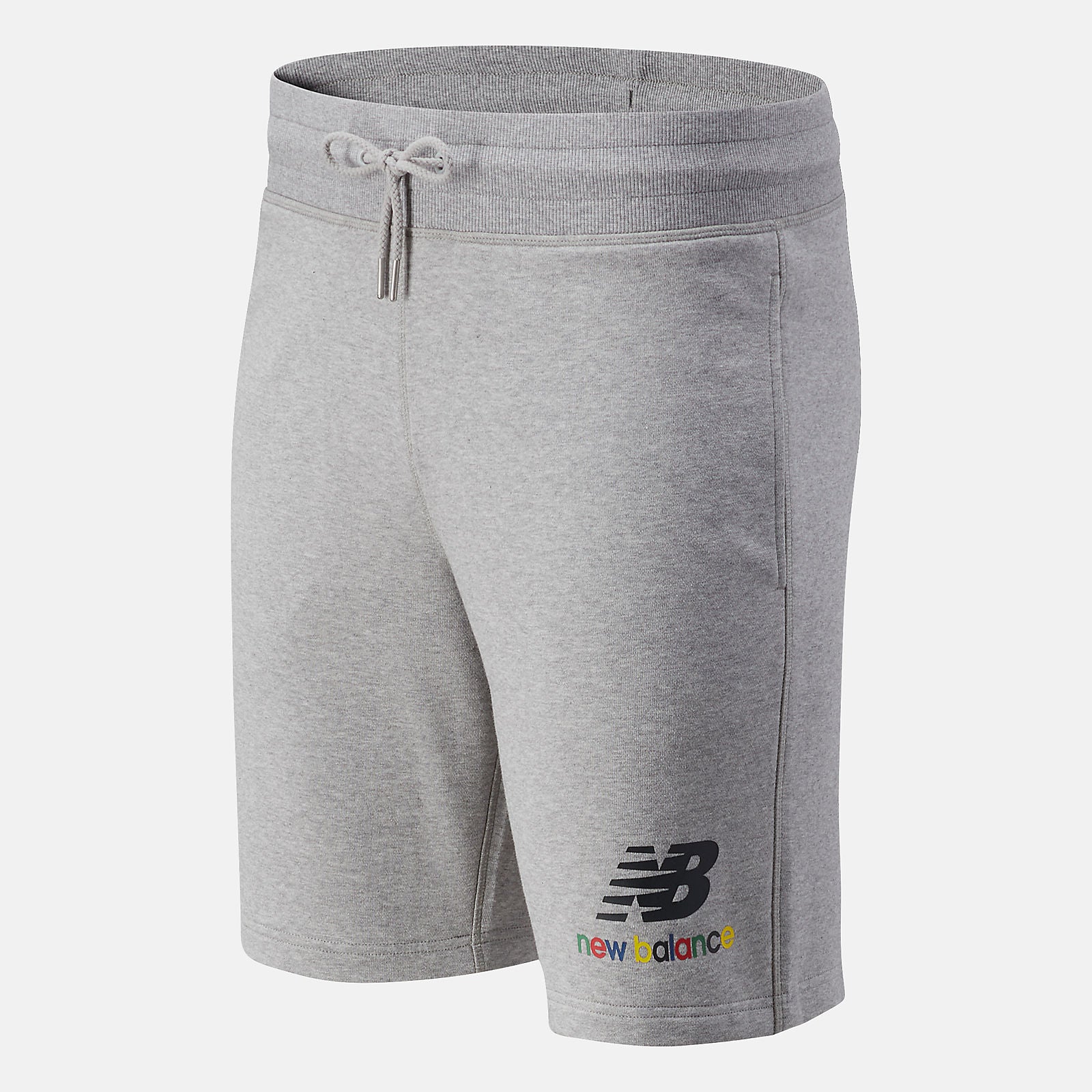 Athletic Grey Essentials Colorful Logo Short / New Balance Men