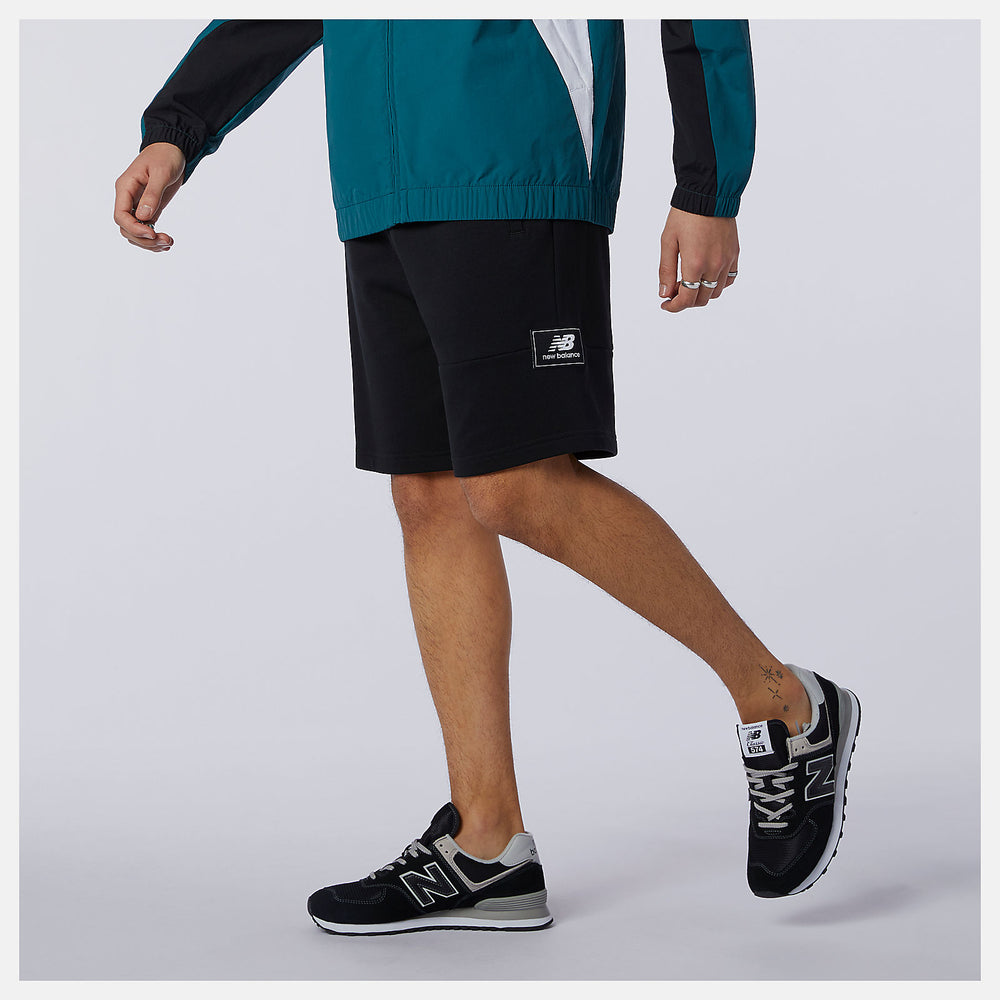Black NB Athletics Higher Learning Fleece Short / New Balance Men