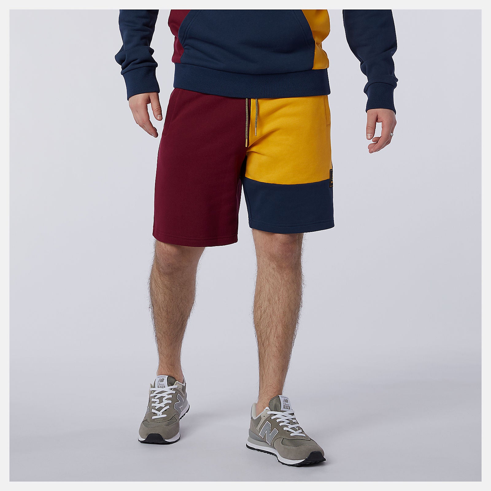 Garnet NB Athletics Higher Learning Fleece Short / New Balance Men