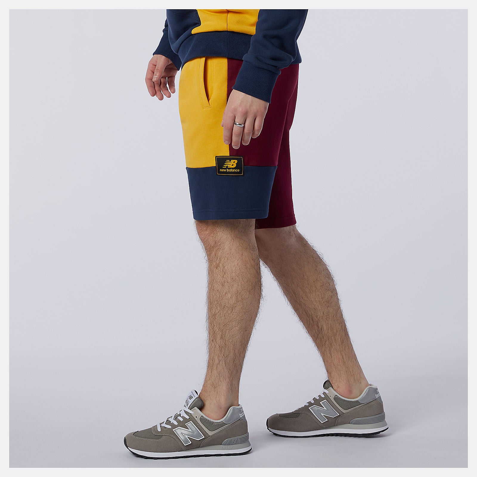 Garnet NB Athletics Higher Learning Fleece Short / New Balance Men