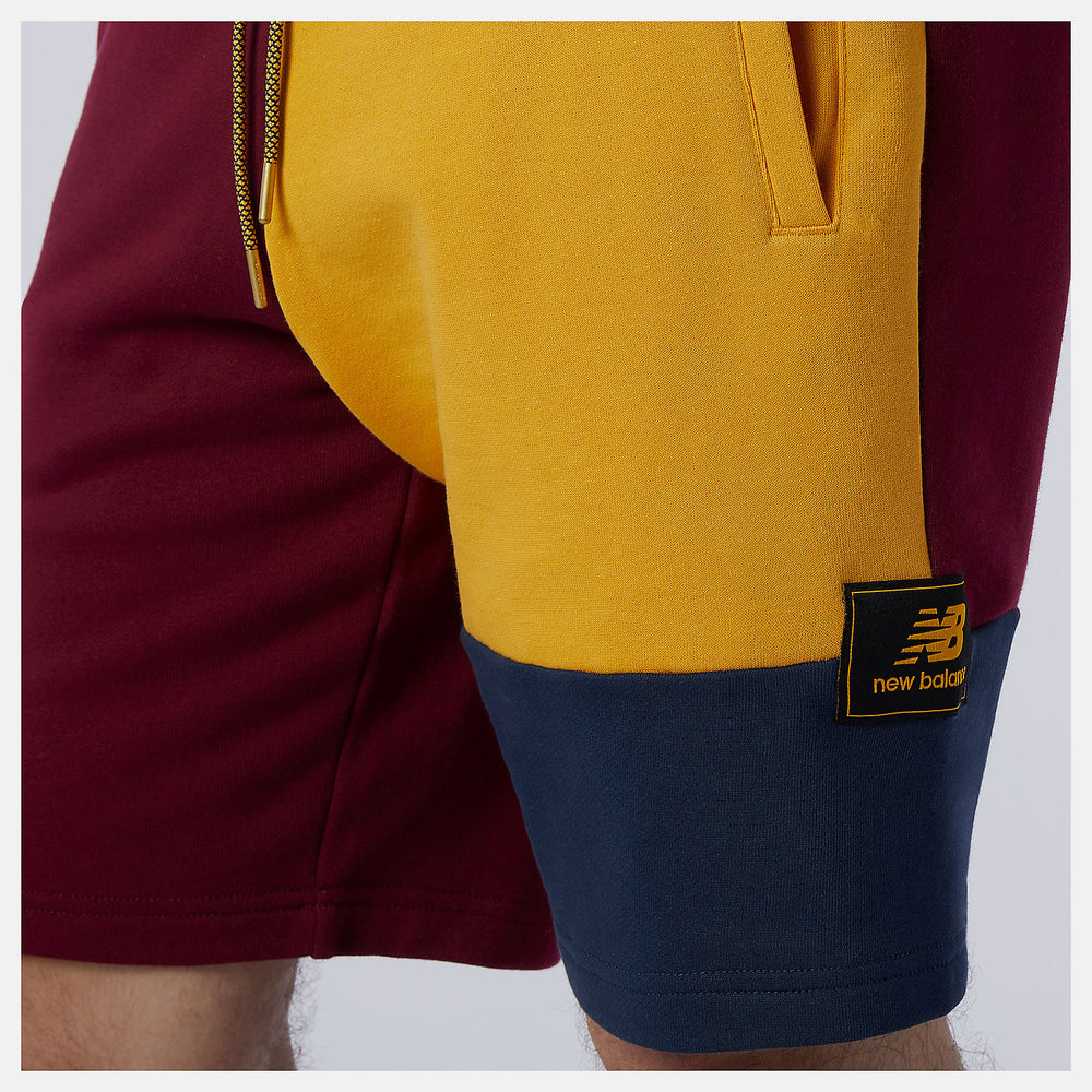 Garnet NB Athletics Higher Learning Fleece Short / New Balance Men