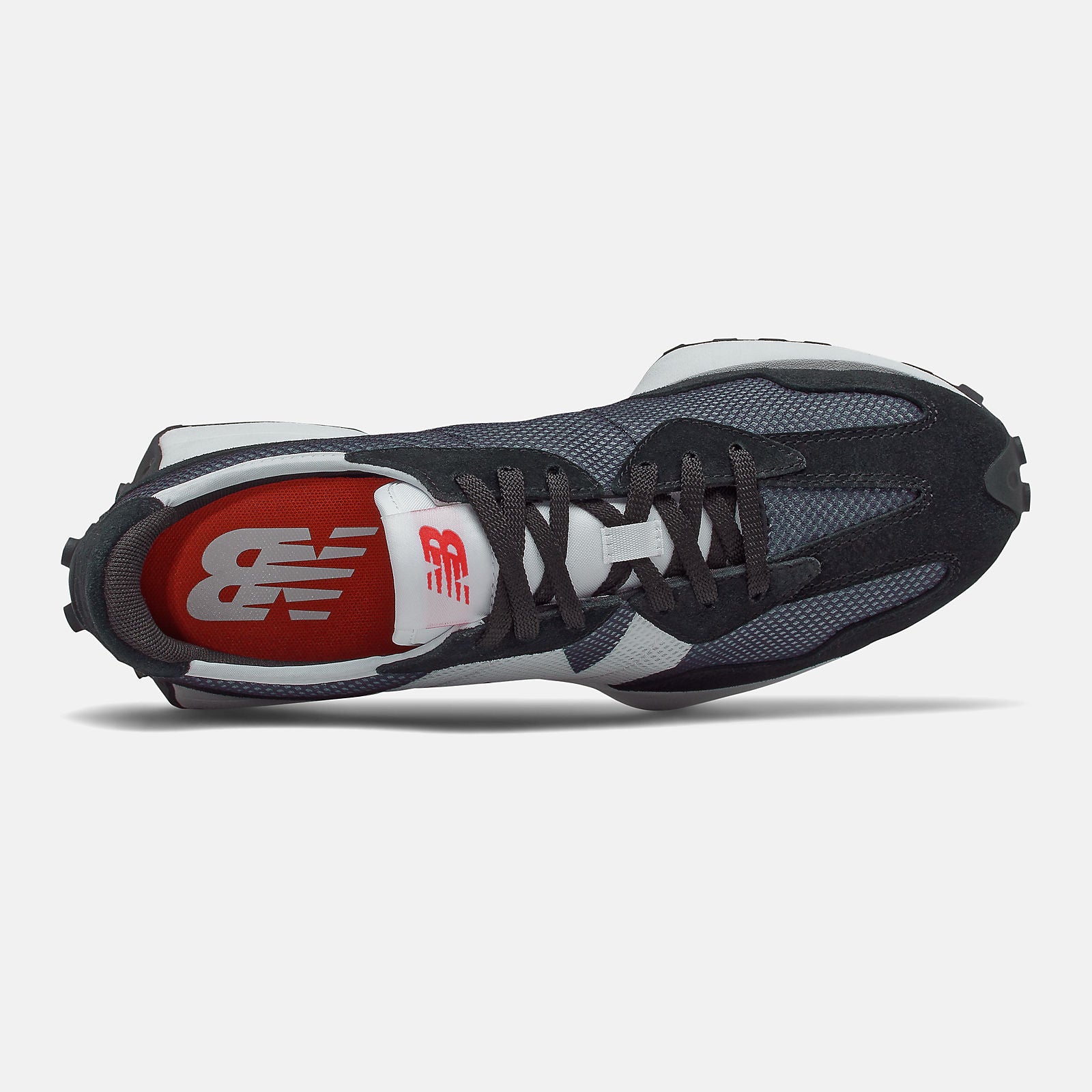 Black/NB White 327 / New Balance Men