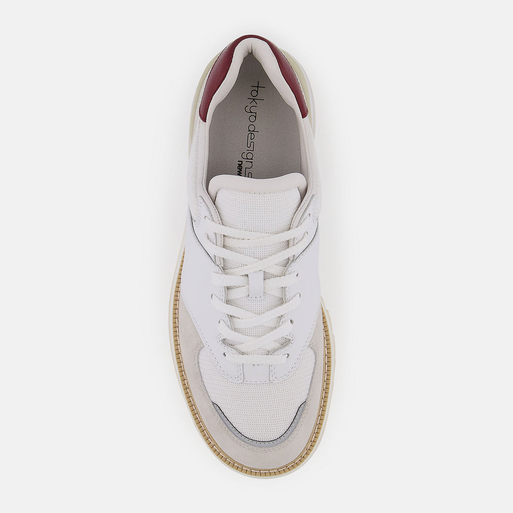 Nimbus Cloud/Classic Burgundy 574 by TDS / New Balance Men