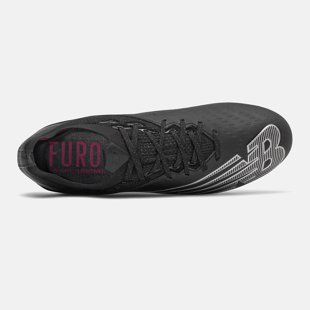 Black Furon V6+ Leather FG / New Balance Women|Men