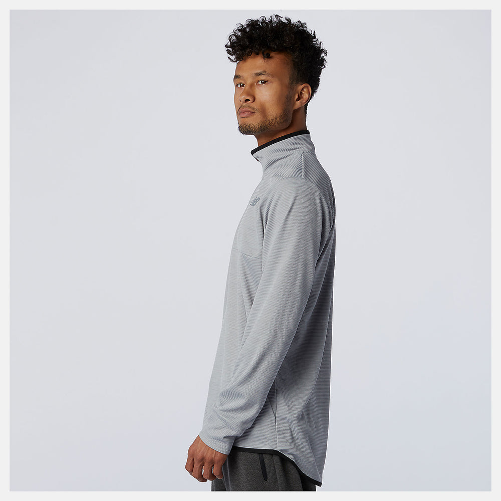 Athletic Grey Tenacity Quarter Zip / New Balance Men