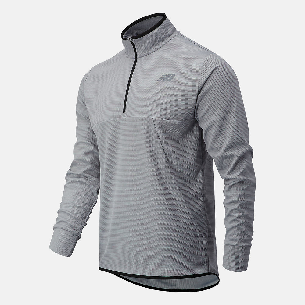 Athletic Grey Tenacity Quarter Zip / New Balance Men