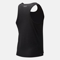 Black Heather Impact Run Singlet / New Balance Men