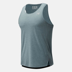 Light Slate Impact Run Singlet / New Balance Men