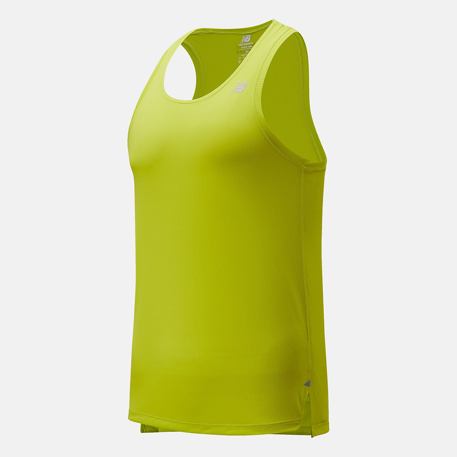 Sulpher Yellow Impact Run Singlet / New Balance Men