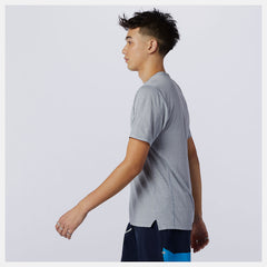 Athletic Grey Impact Run Short Sleeve / New Balance Men