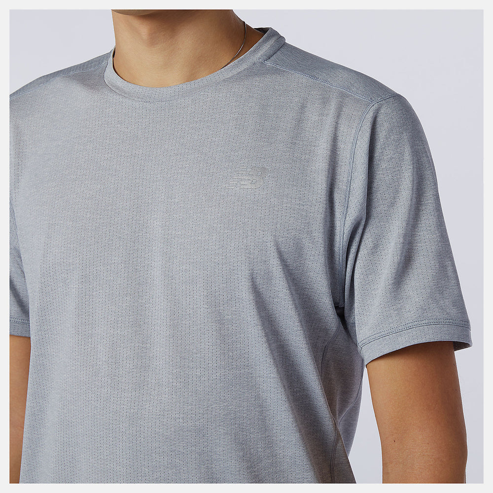 Athletic Grey Impact Run Short Sleeve / New Balance Men