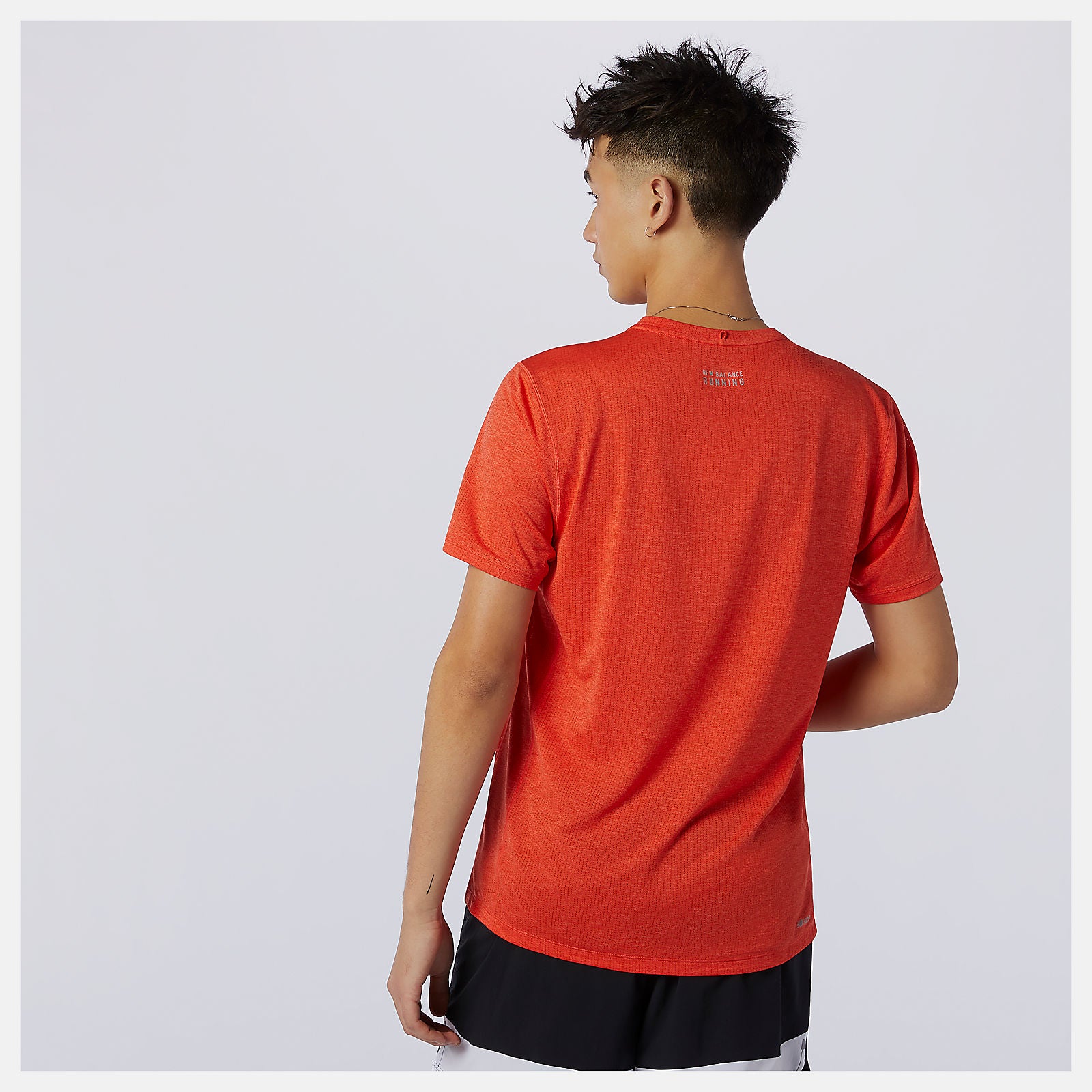 Ghost Pepper Impact Run Short Sleeve / New Balance Men
