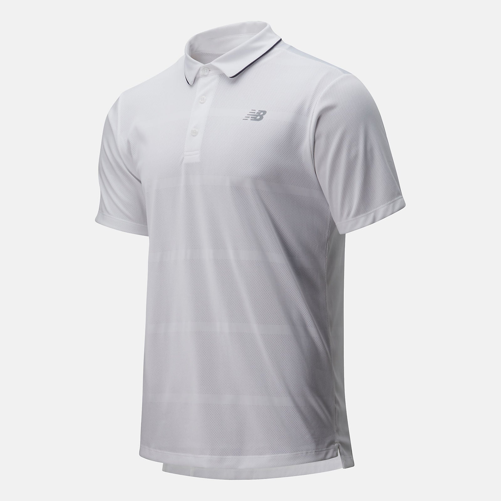 White Rally Performance Polo / New Balance Men
