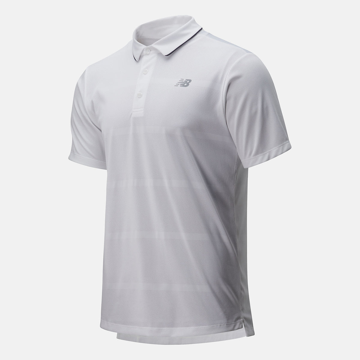 White Rally Performance Polo / New Balance Men