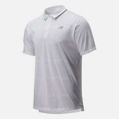 White Rally Performance Polo / New Balance Men