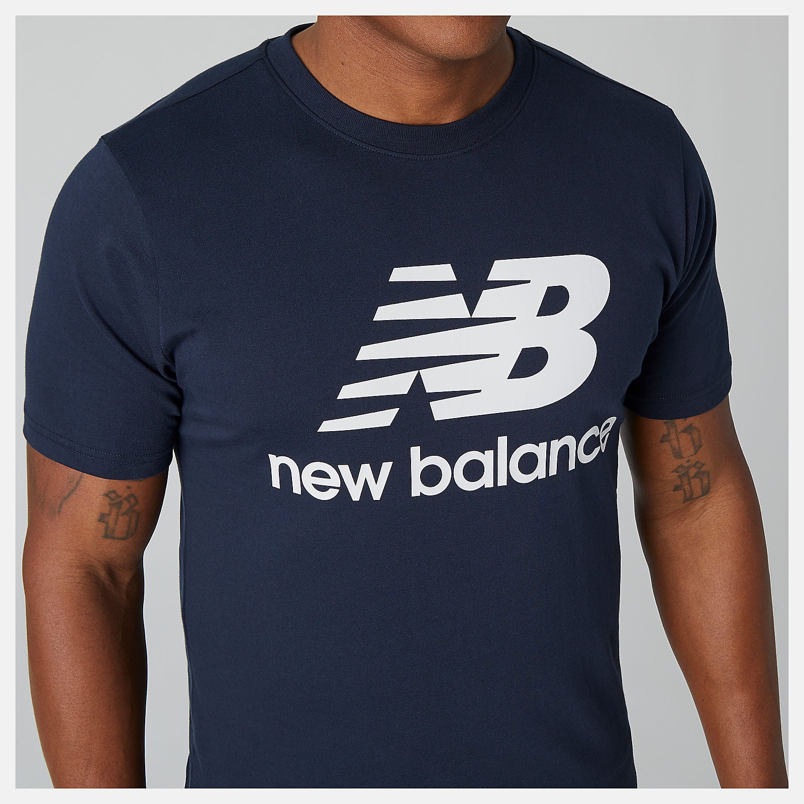 Eclipse Essentials Stacked Logo Tee / New Balance Men