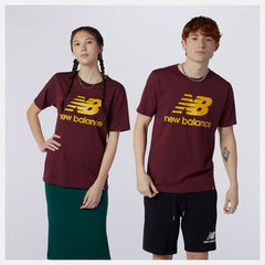 Garnet Essentials Stacked Logo Tee / New Balance Men