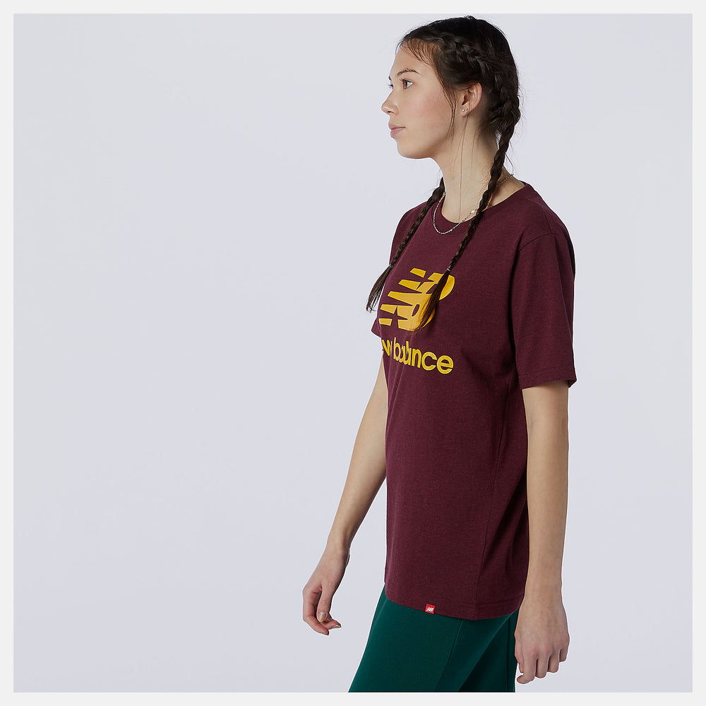 Garnet Essentials Stacked Logo Tee / New Balance Men