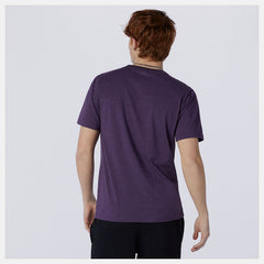 Prism Purple Essentials Stacked Logo Tee / New Balance Men