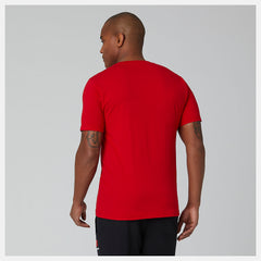 Team Red Essentials Stacked Logo Tee / New Balance Men