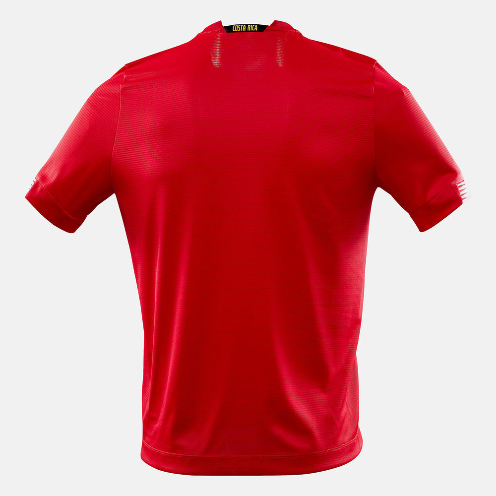 White Costa Rica Home Short Sleeve Jersey / New Balance Men