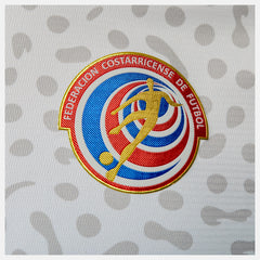 White Costa Rica Away Short Sleeve Jersey / New Balance Men